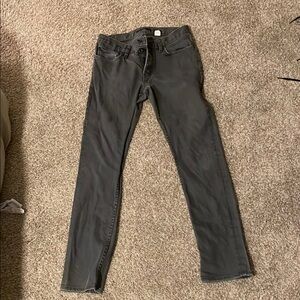 John Varvatos Gray Slim Fit Jeans